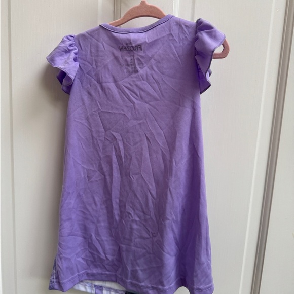 NWOT Disney 2T Girls Frozen Together Strong Elsa Anna Short Sleeve Nightgown - Picture 7 of 7